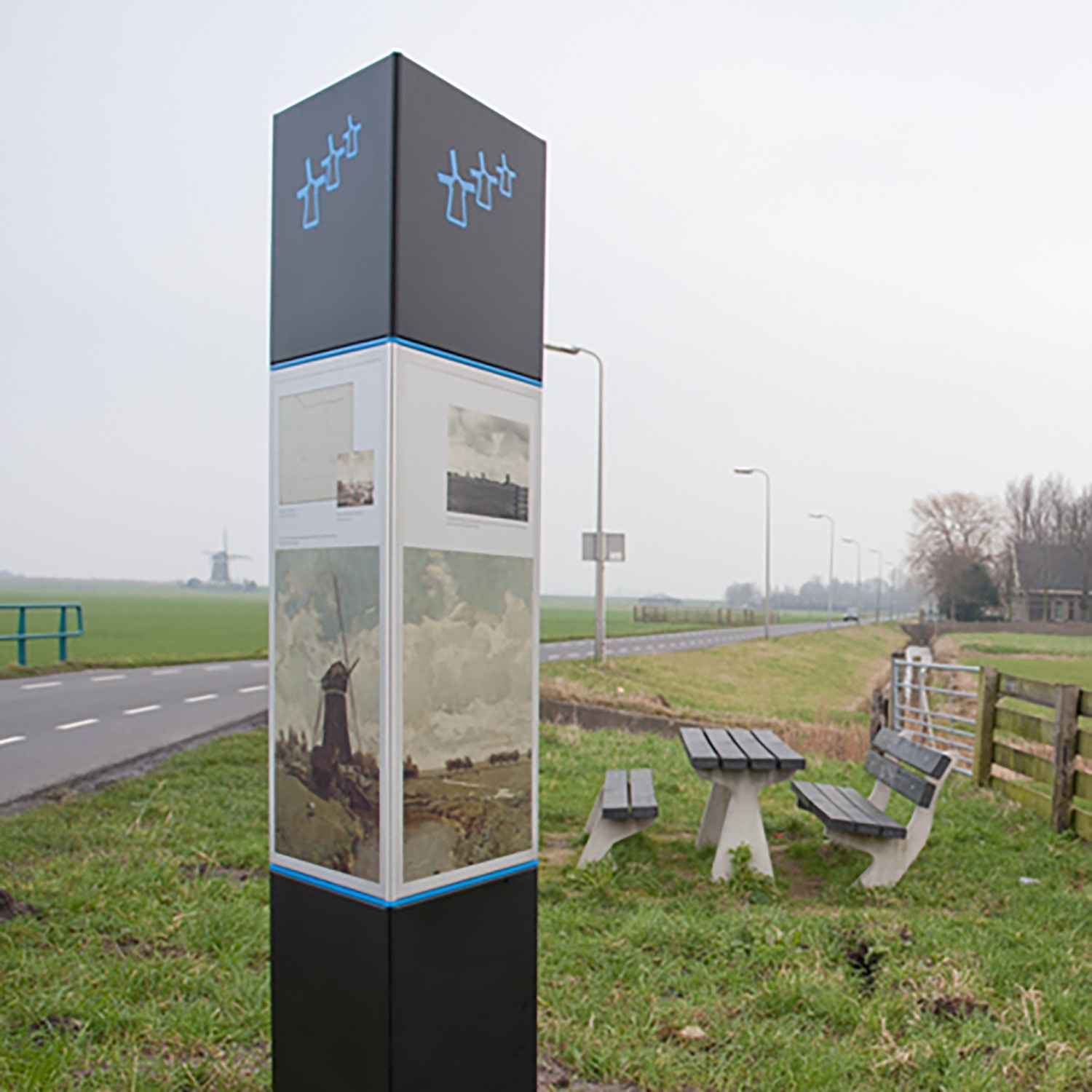 Buitenmuseum, Routing, Museum, Stadsbakens