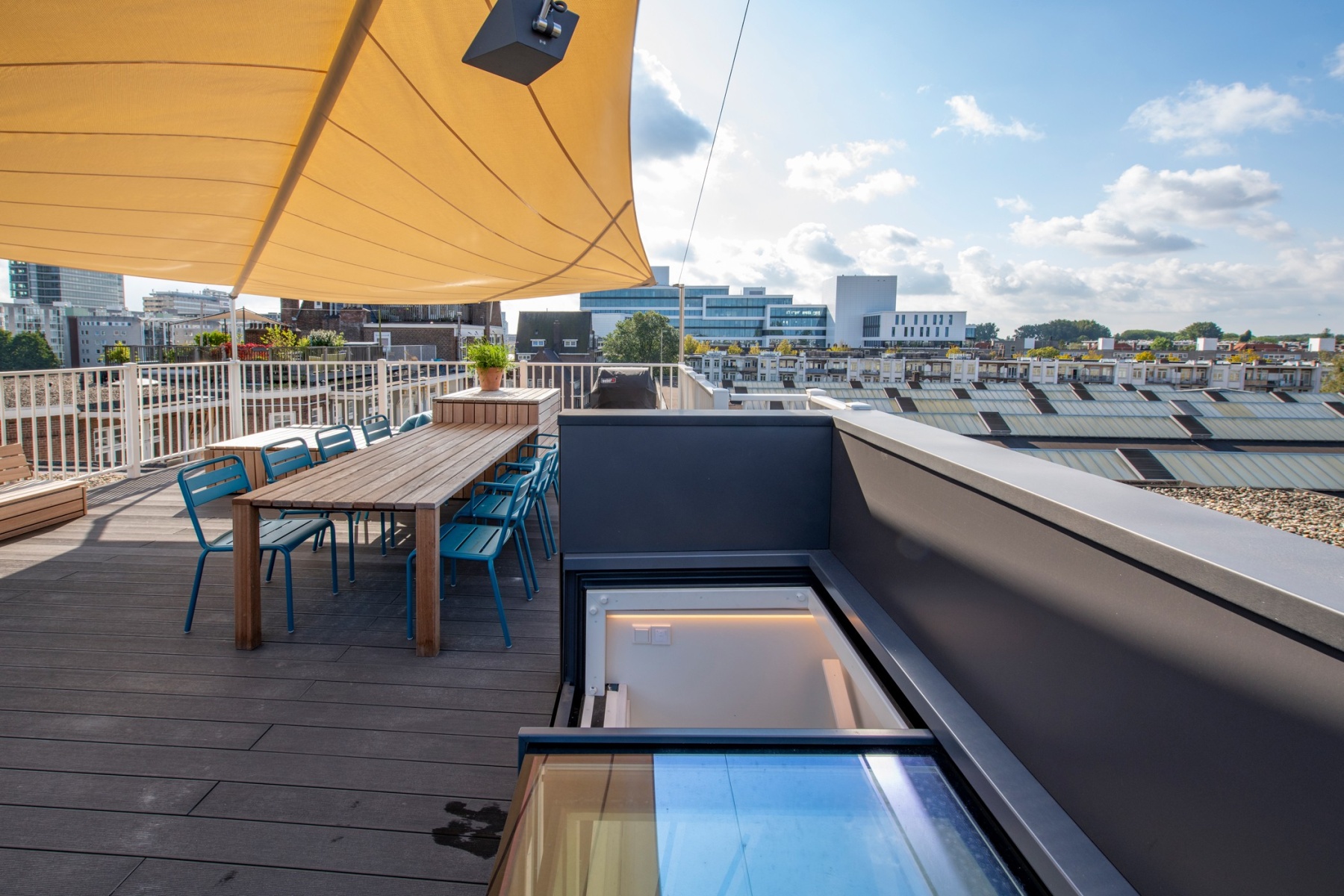 Dakterras aan de Amstel