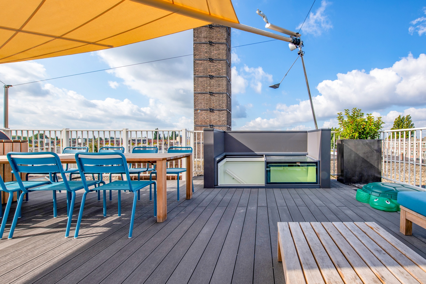 Dakterras aan de Amstel