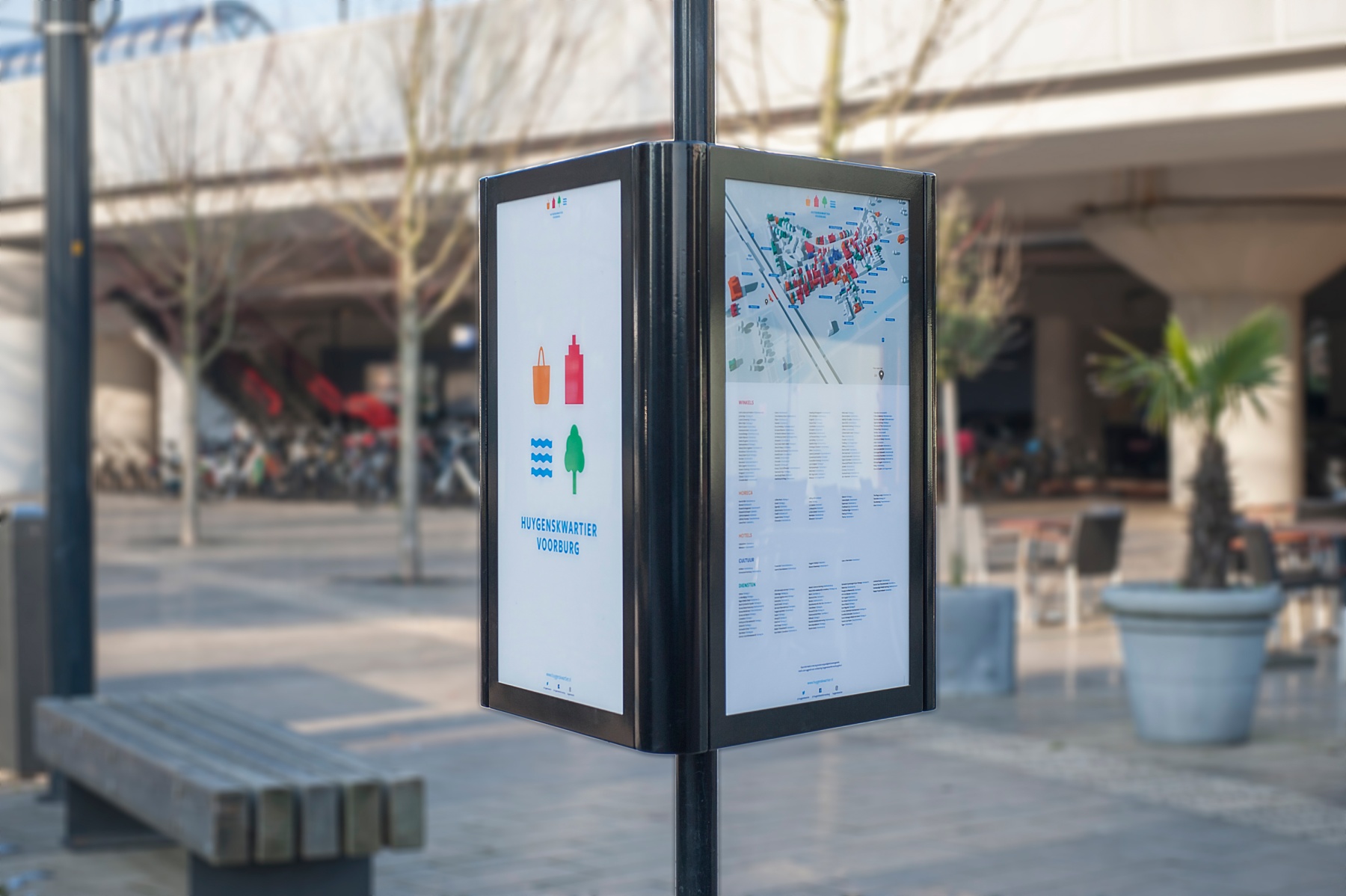 Huisstijl, Logo, Iconen, Huygenskwartier Voorburg